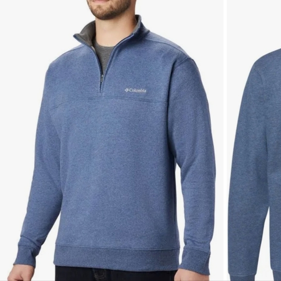 Mens Large Columbia Half Zip - Picture 3 of 3